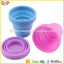 Eco Friendly Non Toxic Voyage Items Silicone Telescopic Cup